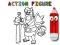Permainan Back To School: Action Figure Coloring secara online