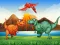Permainan Colorful Dinosaurs Match 3 secara online