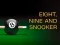 Permainan Nine, eight and snooker secara online