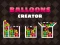Permainan Balloons Creator secara online