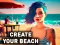 Permainan Create your beach secara online