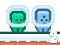 Permainan Green and Blue Cuteman 2 secara online