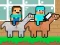 Permainan Noob vs Pro HorseCraft secara online