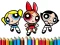 Permainan PowerPuff Girls Coloring Book secara online