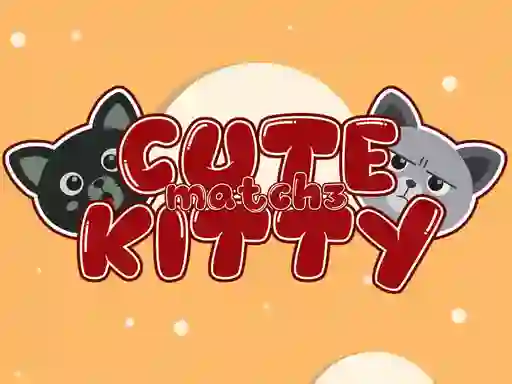 Permainan Cute Kitty Match 3 secara online