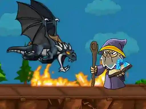 Permainan Dragon vs Mage secara online