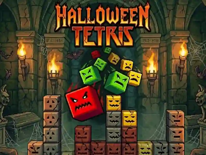 Permainan Halloween Tetris secara online