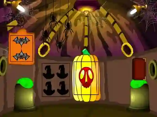 Permainan Halloween Village Escape secara online