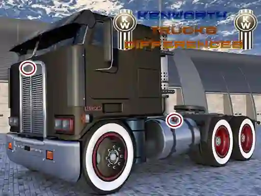 Permainan Kenworth Trucks Differences secara online