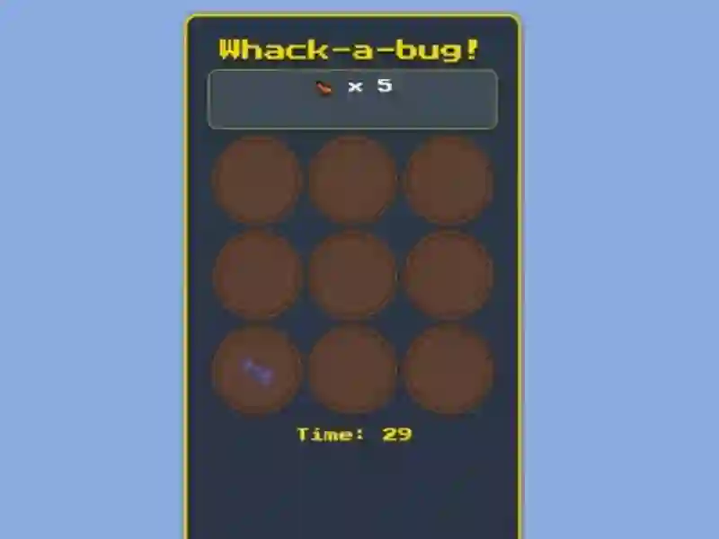 Permainan Whack A Bug Challenge secara online