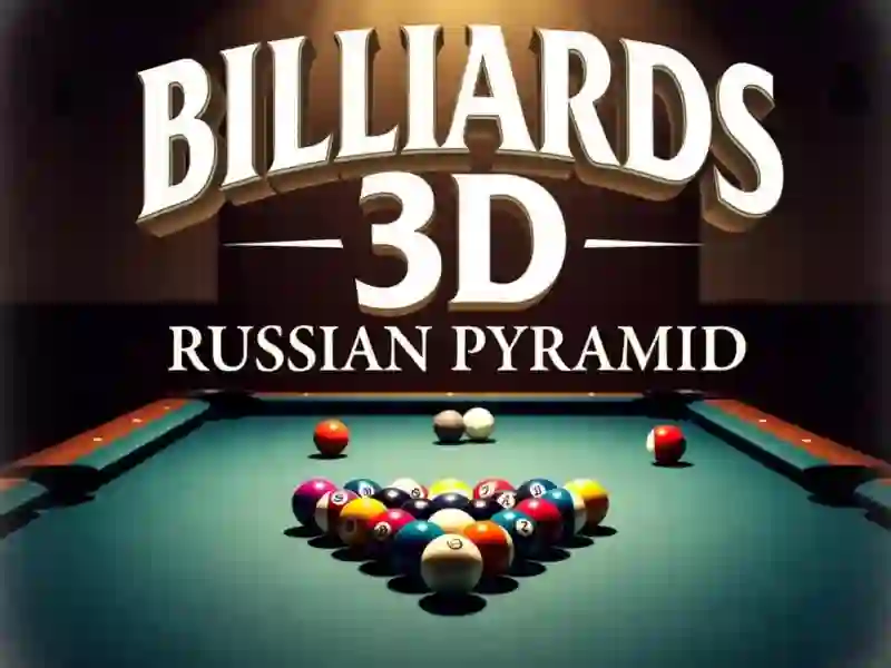 Permainan Billiards 3D Russian Pyramid secara online