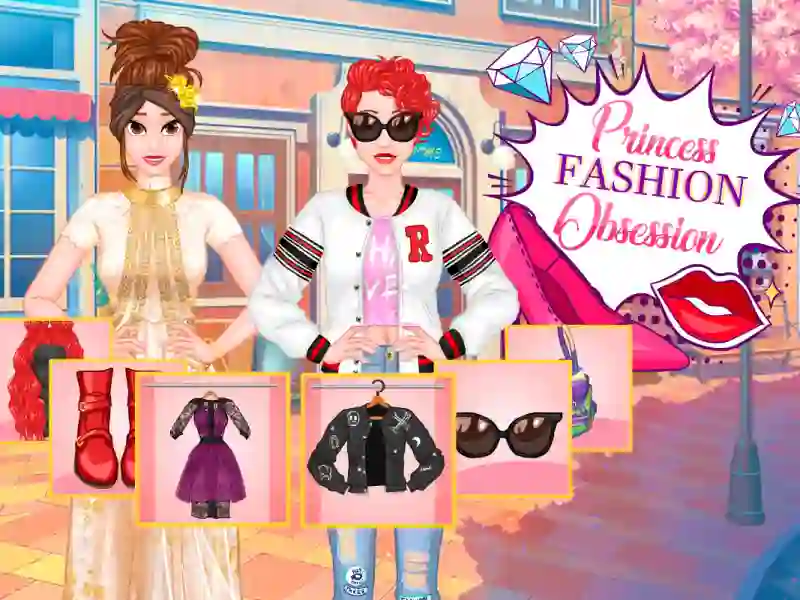 Permainan Princess Fashion Obsession secara online