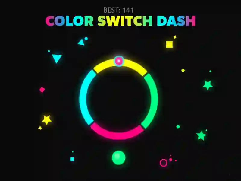 Permainan Color Switch Dash secara online