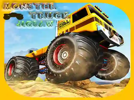 Permainan Monster Trucks Jigsaw secara online