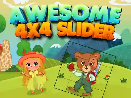 Permainan Awesome 4x4 Slider secara online