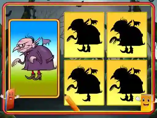 Permainan Shadow Match Halloween secara online