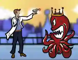 Permainan Scientist vs Aliens secara online