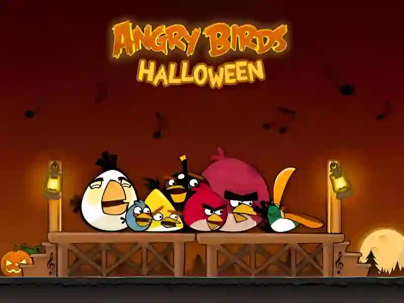 Permainan Angry birds Halloween HD secara online