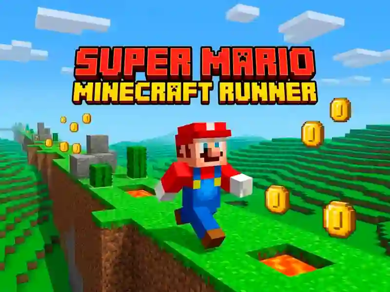 Permainan Super Mario MineCraft Runner secara online