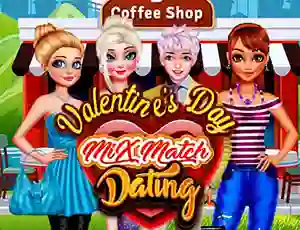 Permainan Valentines Day Mix Match Dating secara online
