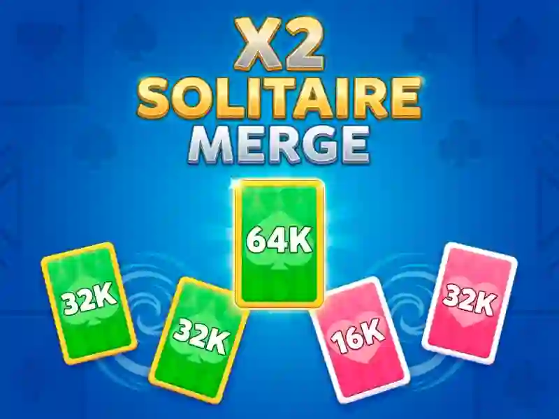 Permainan X2 Solitaire Merge secara online