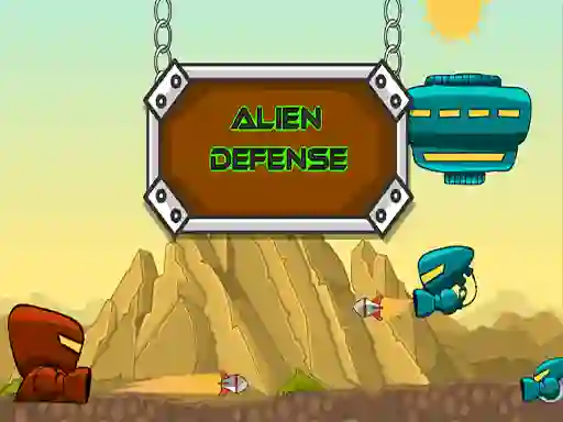 Permainan Alien Defense secara online