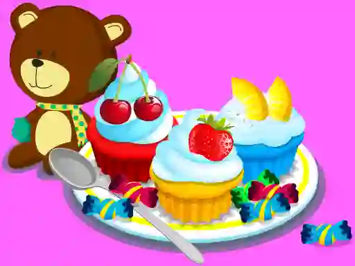 Permainan Cooking Colorful Cupcakes secara online