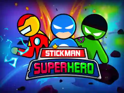 Permainan Stickman Super Hero secara online