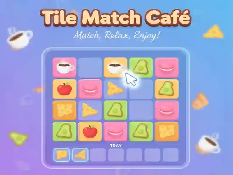 Permainan Tile Match Cafe secara online