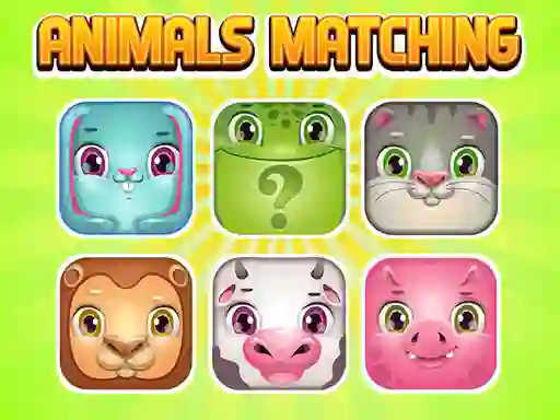 Permainan Animals Memory Matching secara online