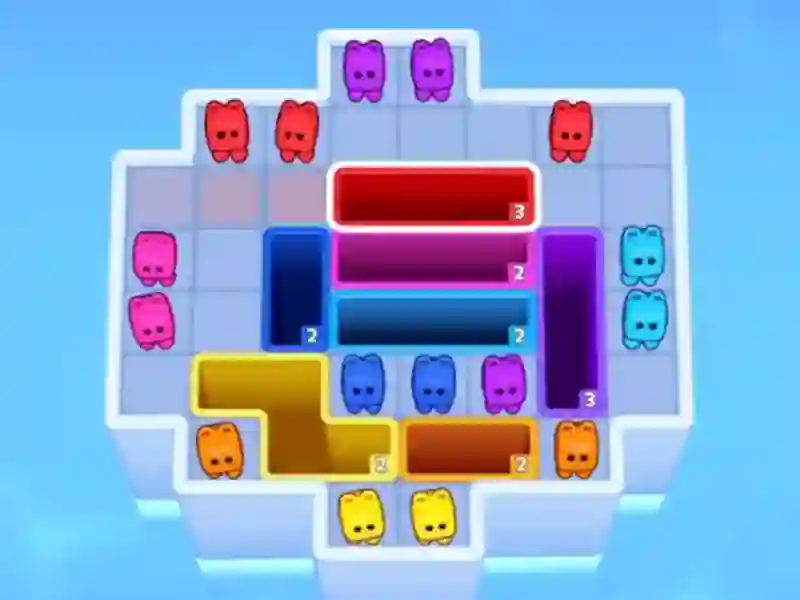 Permainan Cube Drop Puzzle secara online