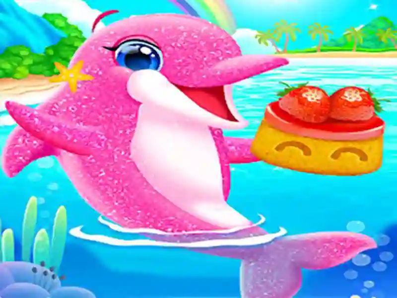 Permainan My Twin Dolphin Baby Care secara online