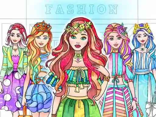 Permainan Girl Coloring Dress Up Games secara online