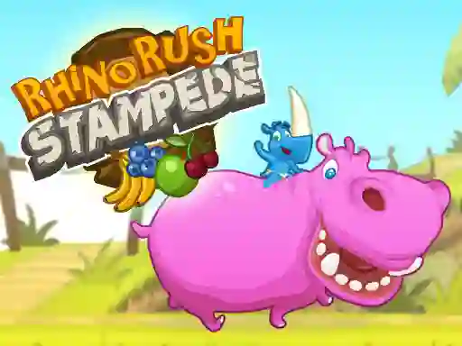 Permainan Rhino Rush Stampede secara online