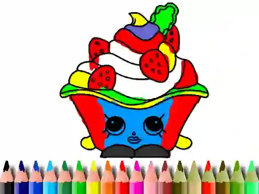 Permainan Back To School: Cake Coloring Book secara online
