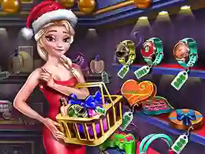 Permainan Ice Queen Shopping Xmas Gift secara online