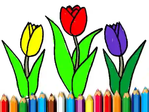 Permainan Back To School: Spring Time Coloring Book secara online