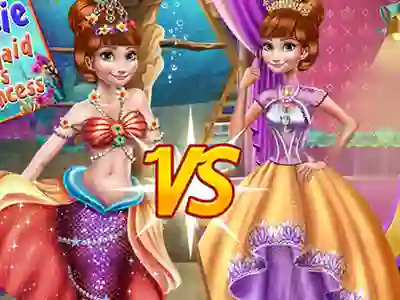 Permainan Anna mermaid vs princess secara online
