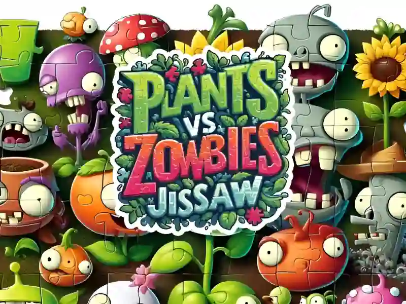 Permainan Plants vs Zombies Jigsaw secara online