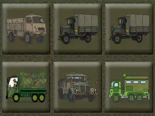 Permainan Army Trucks Memory secara online