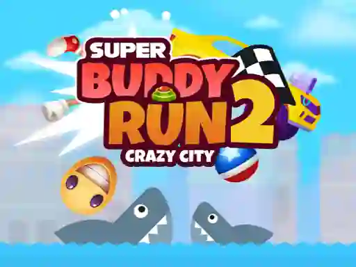 Permainan Super Buddy Run 2 Crazy City secara online
