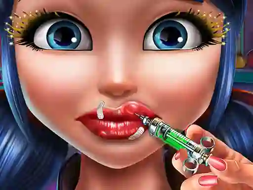 Permainan Dotted Girl Lips Injections secara online