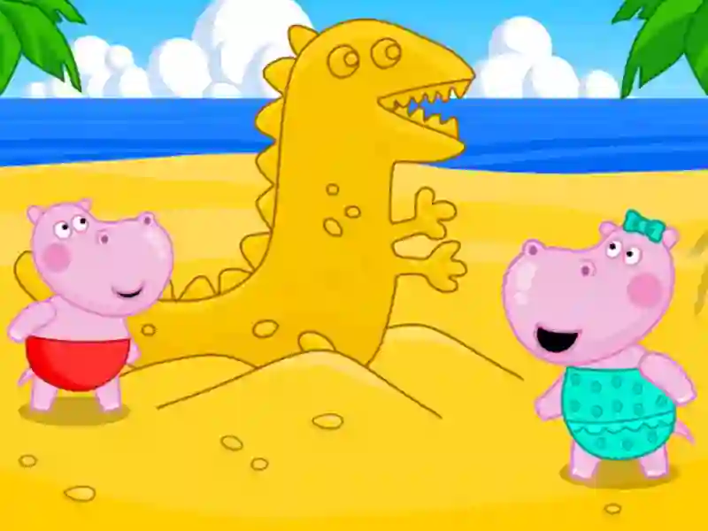 Permainan Hippo Beach Adventures secara online