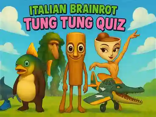 Permainan Italian Brainrot tung Tung Quiz secara online