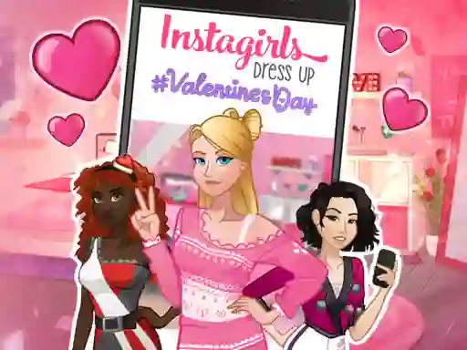 Permainan Instagirls: Valentine Dress Up secara online
