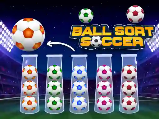 Permainan Ball Sort Soccer secara online