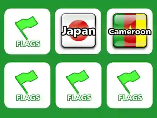 Permainan Memory With Flags secara online
