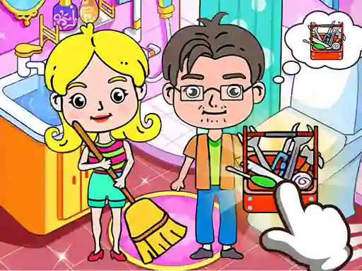 Permainan Toka Boka Home Clean Up Design secara online