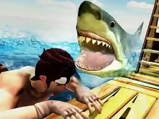 Permainan Raft Angry Shark Hunting secara online