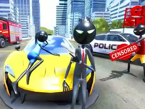 Permainan Amazing Crime Strange Stickman Rope Vice Vegas secara online